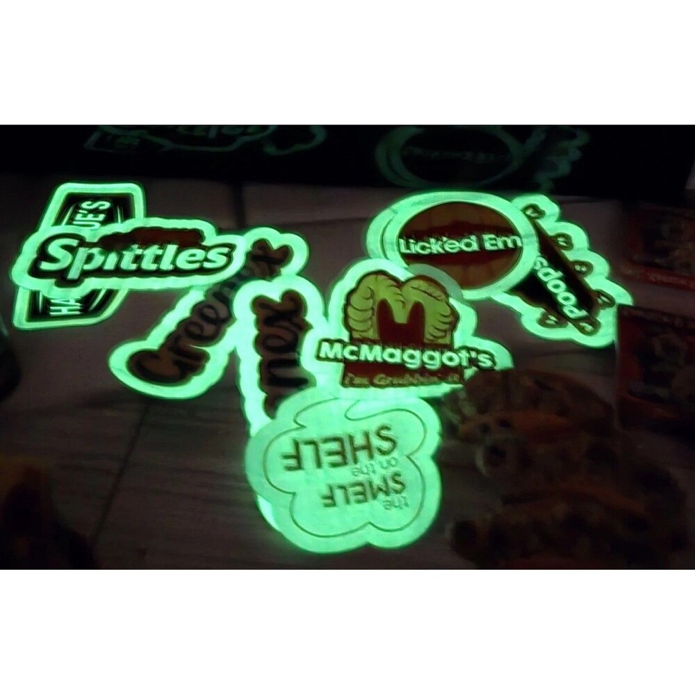 Mini Brands Mega Gross Series 2 GID Stickers Lot Of 7